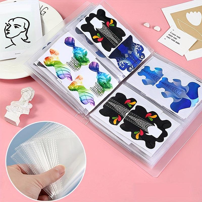 Nail Sticker Storage Book Collection Album