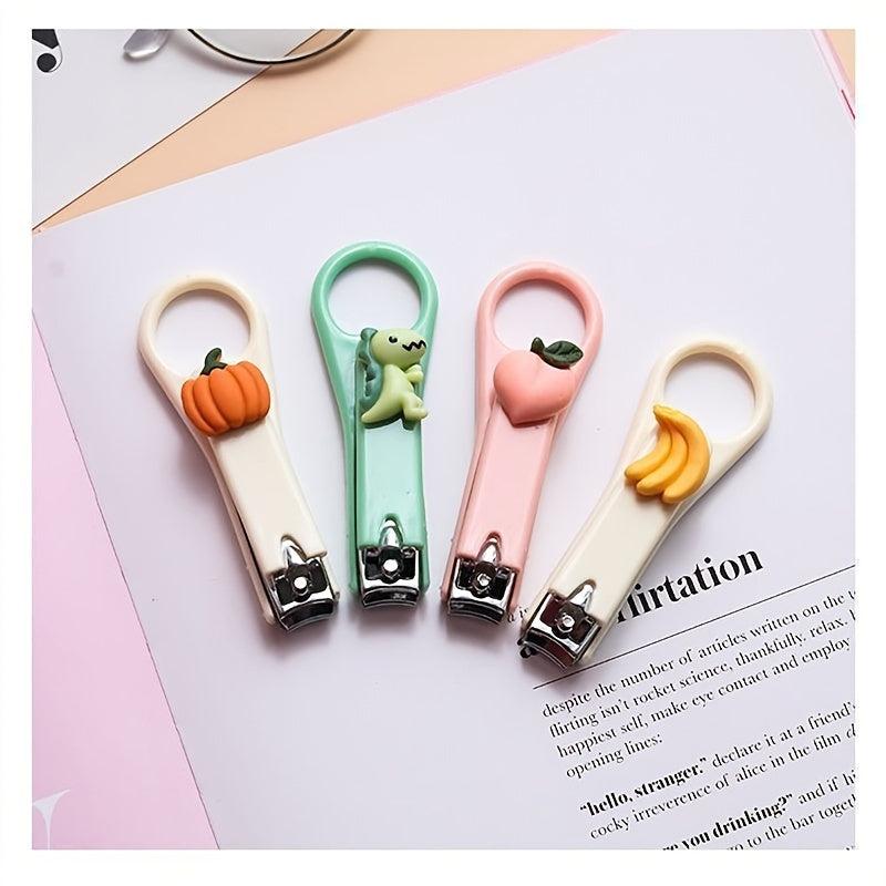 Wide Opening Stainless Steel Nail Clippers for Fingernail and Toenail Care