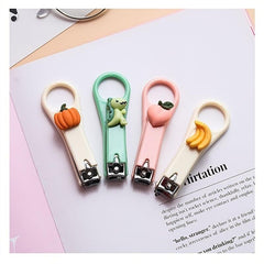 Wide Opening Stainless Steel Nail Clippers for Fingernail and Toenail Care