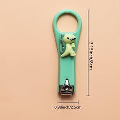 Wide Opening Stainless Steel Nail Clippers for Fingernail and Toenail Care