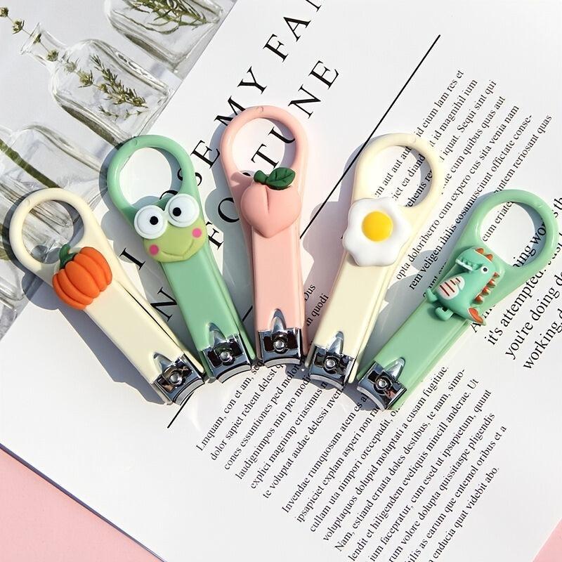 Wide Opening Stainless Steel Nail Clippers for Fingernail and Toenail Care