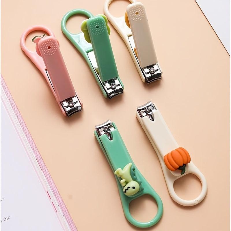 Wide Opening Stainless Steel Nail Clippers for Fingernail and Toenail Care