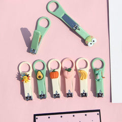 Wide Opening Stainless Steel Nail Clippers for Fingernail and Toenail Care