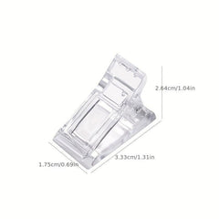 5 Piece Nail Tip Clips for Gel Nails & Crystal Glue - Nail Art Tool