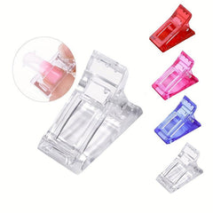 5 Piece Nail Tip Clips for Gel Nails & Crystal Glue - Nail Art Tool