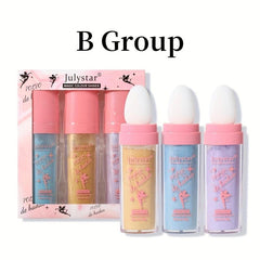 3pcs Set Natural Highlighting Powder for Face and Body