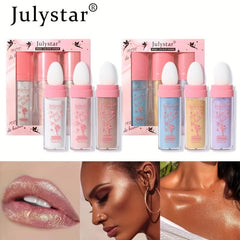 3pcs Set Natural Highlighting Powder for Face and Body