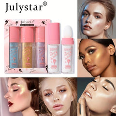 3pcs Set Natural Highlighting Powder for Face and Body