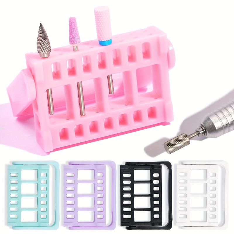 Nail Art Drill Bits Display Rack 16 Holes