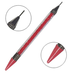 Dual Ended Nail Dotting Painting Stones Pen Crystal Beads Handle Rhinestones