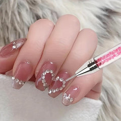 Dual Ended Nail Dotting Painting Stones Pen Crystal Beads Handle Rhinestones