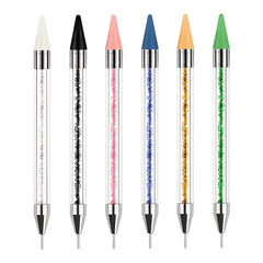 Dual Ended Nail Dotting Painting Stones Pen Crystal Beads Handle Rhinestones