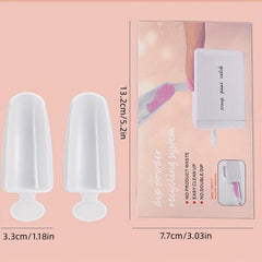 Nail Glitter Powder Storage Box with Scoop DIY Nail Dip Container