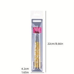 Nail Brushes Art Painting Brush 3PCS Gel Crystal Drawing Pen Polish Tool