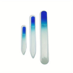 Ombre Glass Nail File Double Sided Etched Fingernail Nail Care Tool