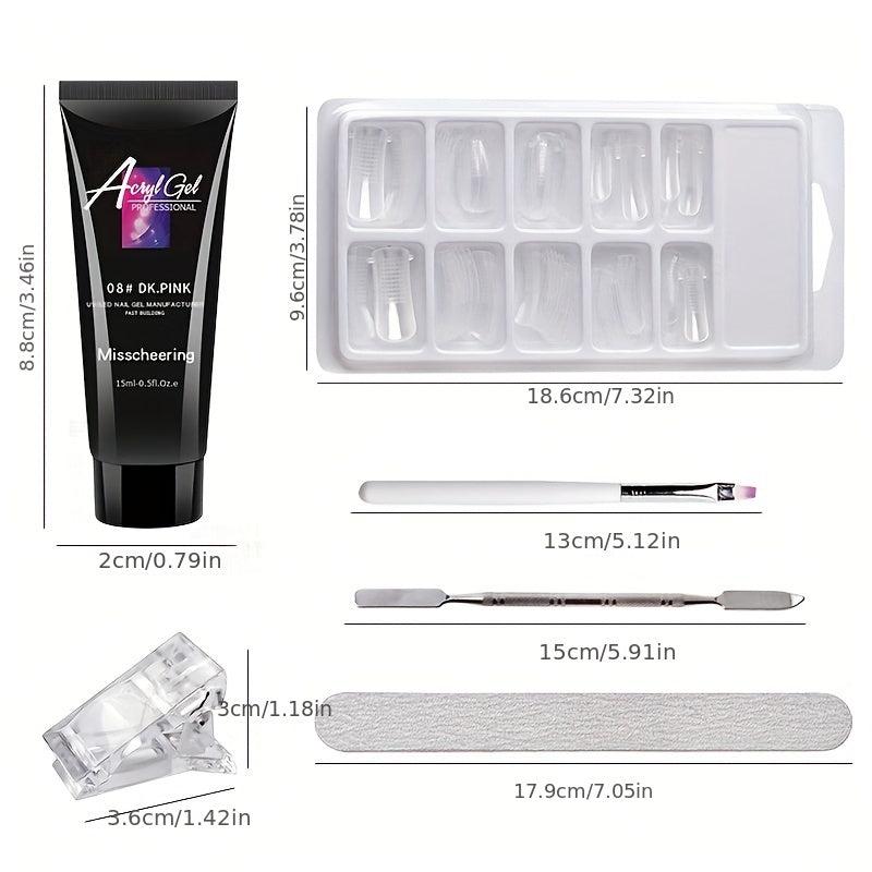 Nail Extension Kit Builder Gel Acrylic Extension Gel Professional Nail Art Set