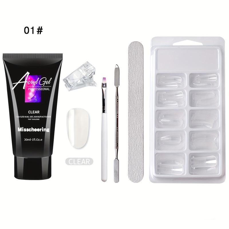 Nail Extension Kit Builder Gel Acrylic Extension Gel Professional Nail Art Set