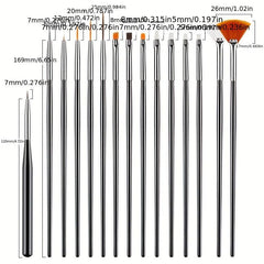 31 Pcs Acrylic Nail Brushes Set Nail Art Tool Set