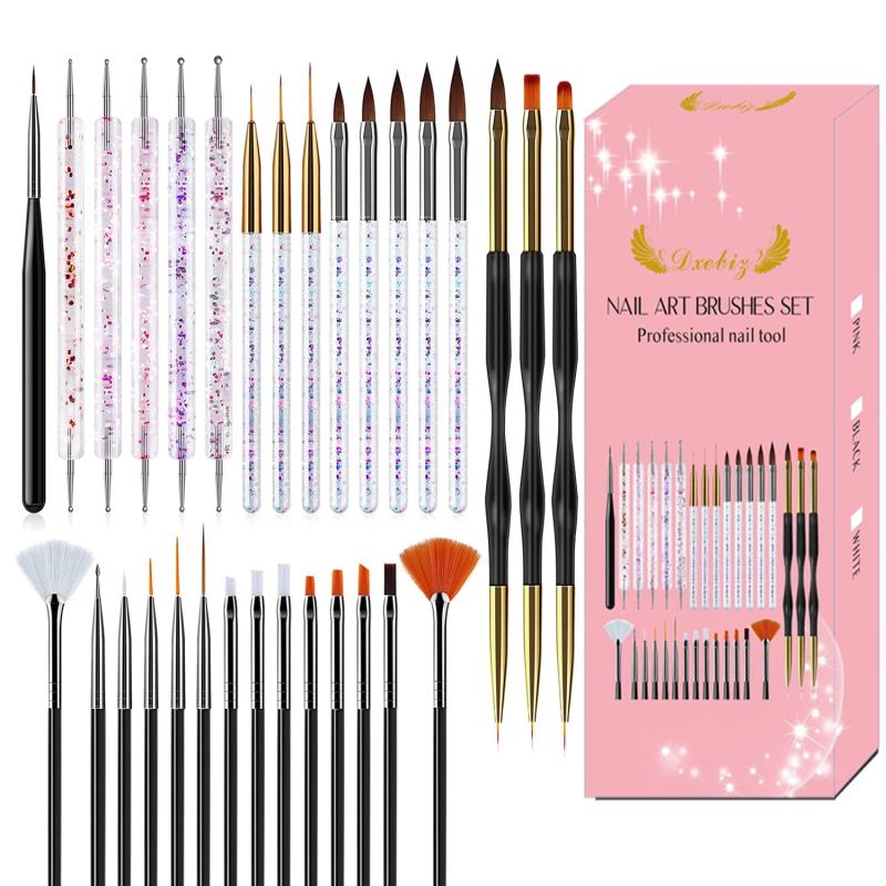 31 Pcs Acrylic Nail Brushes Set Nail Art Tool Set