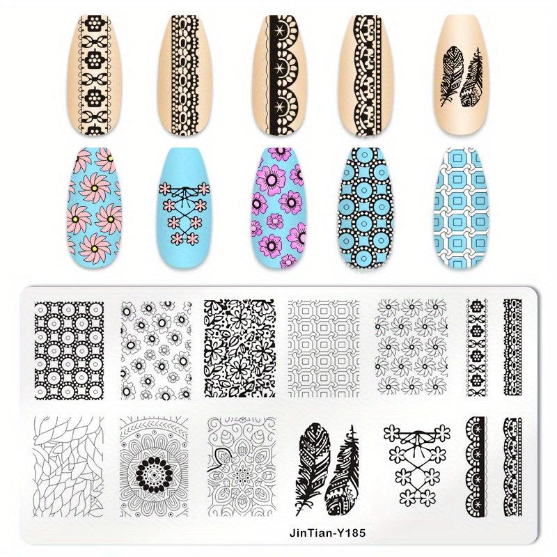 Stainless Steel Nail Stamping Plates for Creative Nail Art