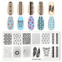 Stainless Steel Nail Stamping Plates for Creative Nail Art