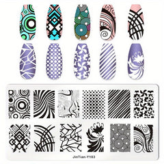 Stainless Steel Nail Stamping Plates for Creative Nail Art