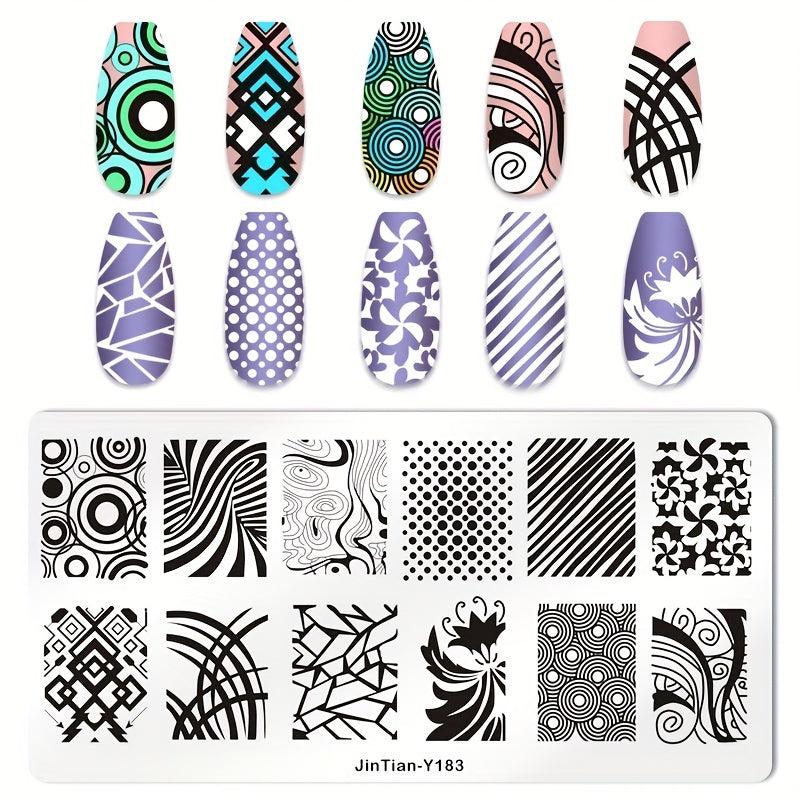 Stainless Steel Nail Stamping Plates for Creative Nail Art
