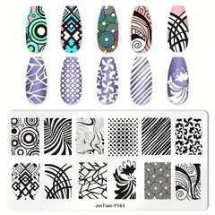 Stainless Steel Nail Stamping Plates for Creative Nail Art