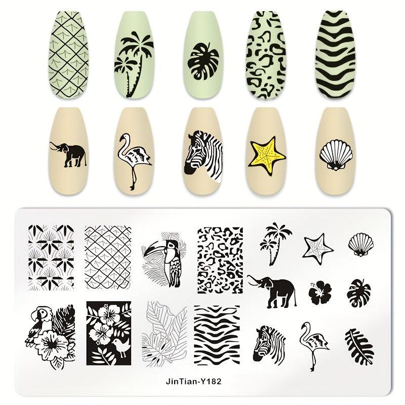 Stainless Steel Nail Stamping Plates for Creative Nail Art