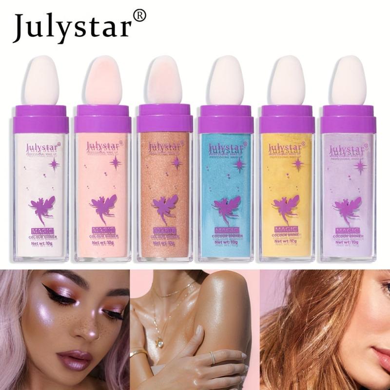 3pcs Fairy Patting Powder Set - Face & Body Highlighter Contouring Kit