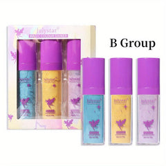 3pcs Fairy Patting Powder Set - Face & Body Highlighter Contouring Kit