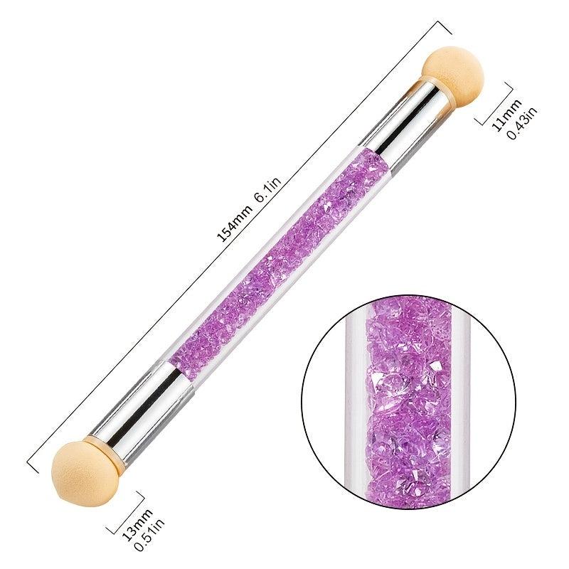 Nail Art Brush Ombre Sponge Nail Gradient Double-ended Sponge Brushes