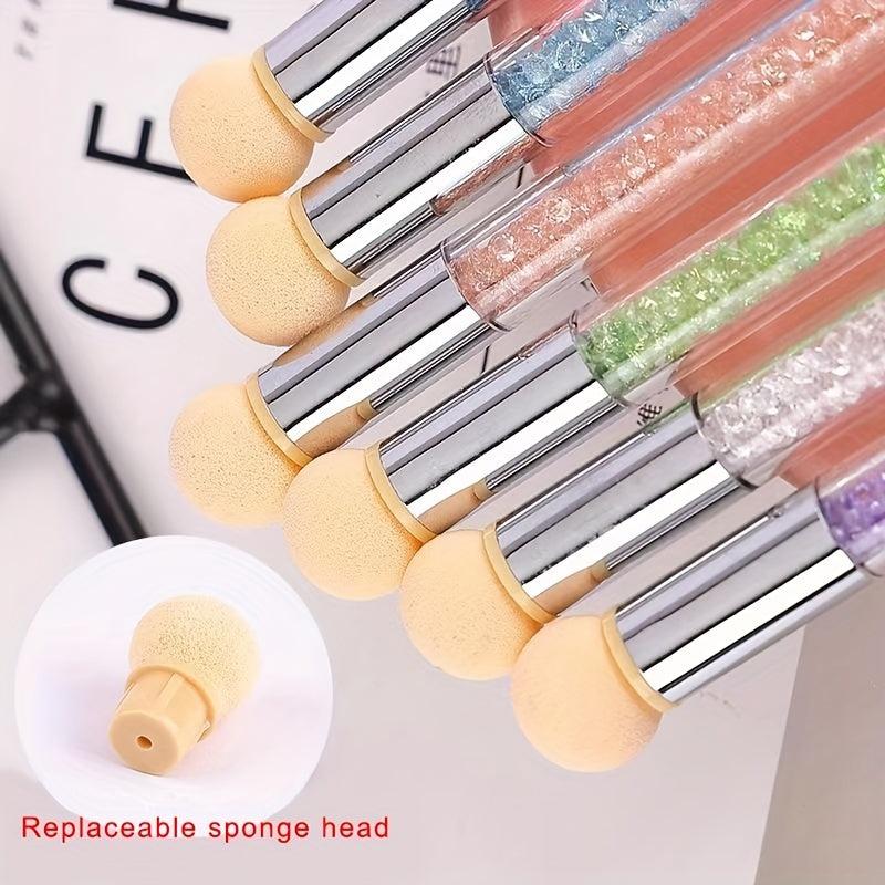 Nail Art Brush Ombre Sponge Nail Gradient Double-ended Sponge Brushes
