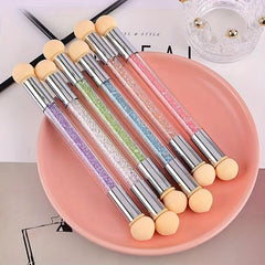 Nail Art Brush Ombre Sponge Nail Gradient Double-ended Sponge Brushes
