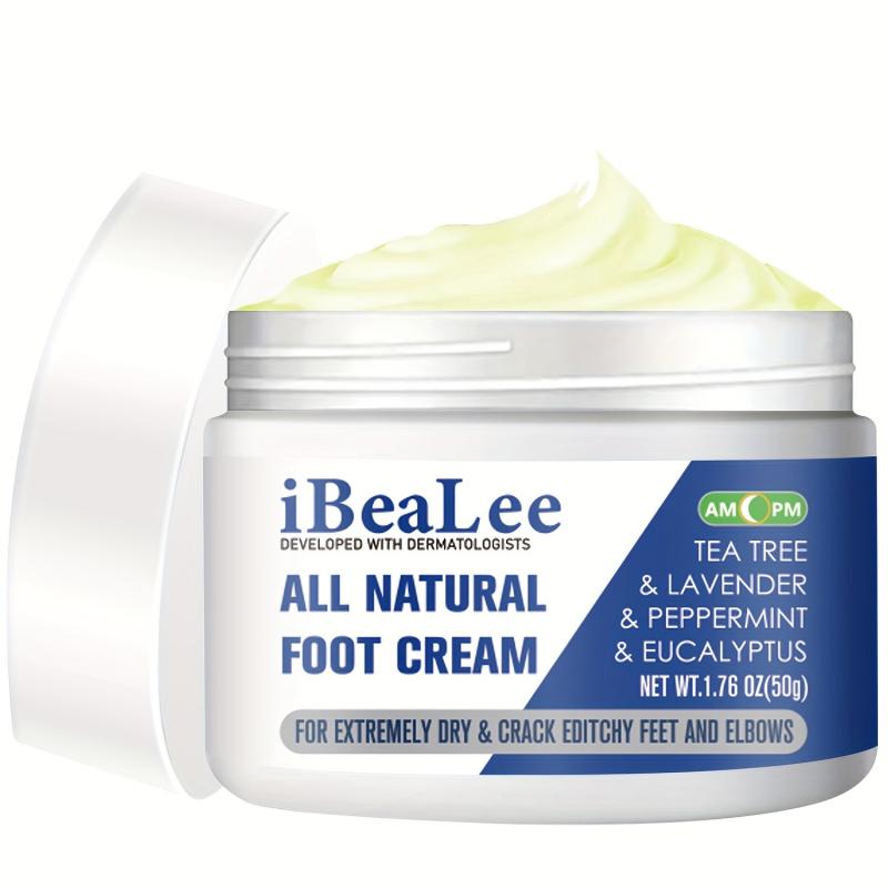 Eucalyptus Foot Cream for Dry Feet Heels Knees
