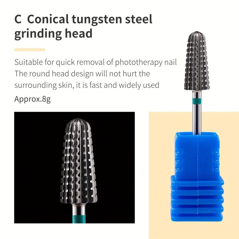 Nail Art Drill Bits Rotary Burr Files Pedicure Machine Accessories