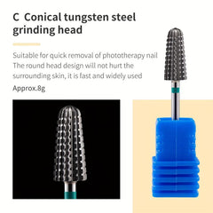 Nail Art Drill Bits Rotary Burr Files Pedicure Machine Accessories