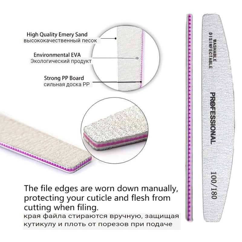 Professional Nail Files Set Nail Buffer