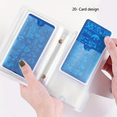 Nail Art Stencil Set Steel Plate Manicure Pedicure Tool