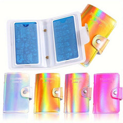 Nail Art Stencil Set Steel Plate Manicure Pedicure Tool