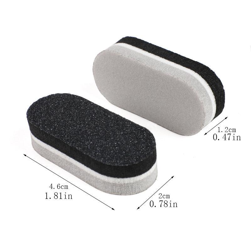 20 pcs Double Sided Nail File with Sponge Sanding Blocks for Manicure