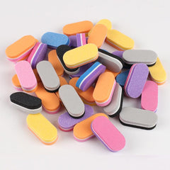 20 pcs Double Sided Nail File with Sponge Sanding Blocks for Manicure