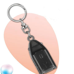 Mini Stainless Steel Foldable Nail Clippers Cutter Keychain Silvery