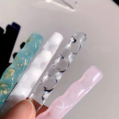 5 Grids Manicure Pen Holder Clear Nail Art Pen Display