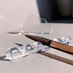 5 Grids Manicure Pen Holder Clear Nail Art Pen Display
