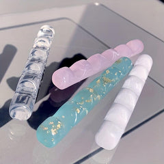 5 Grids Manicure Pen Holder Clear Nail Art Pen Display