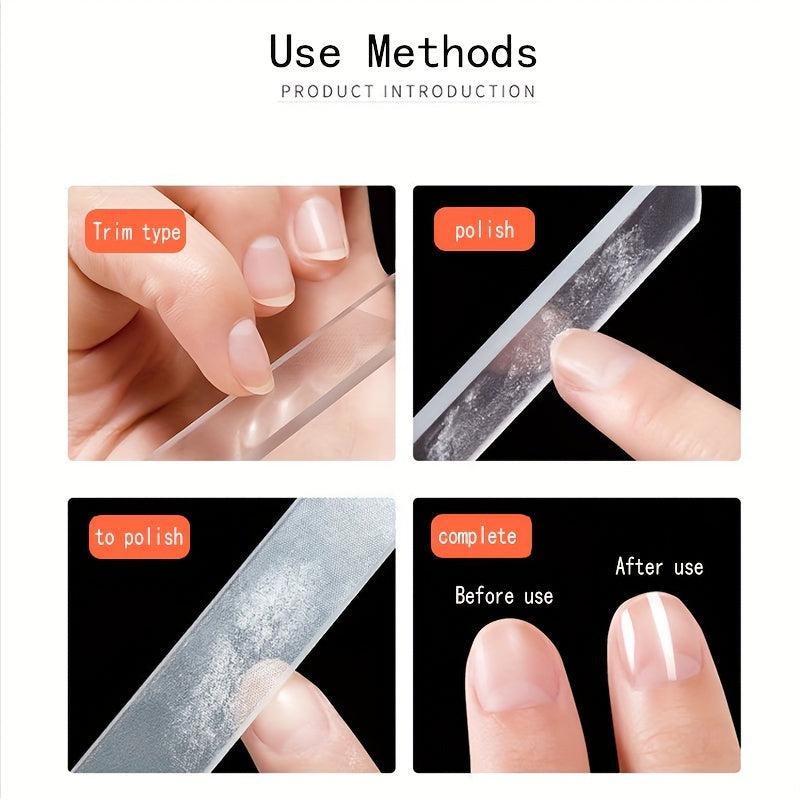 Nano Glass Nail File Nail Rubbing Bar Polishing Bar Special Manicure Care Tool