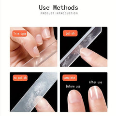 Nano Glass Nail File Nail Rubbing Bar Polishing Bar Special Manicure Care Tool