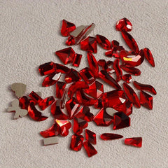 50pcs 3D Rhinestone Nail Art Charms Butterfly Heart Nail Decoration DIY