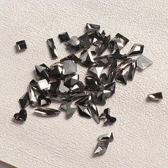 50pcs 3D Rhinestone Nail Art Charms Butterfly Heart Nail Decoration DIY